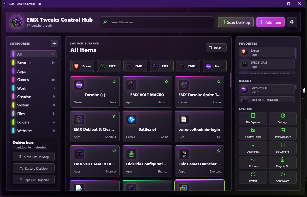 EMX Control Hub